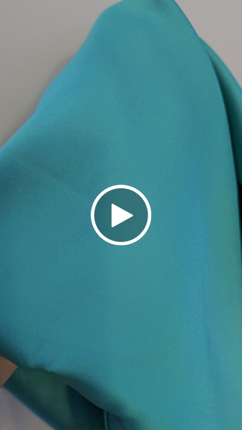 Customer video review of Satin Elastic Matasos Premium Turcoaz