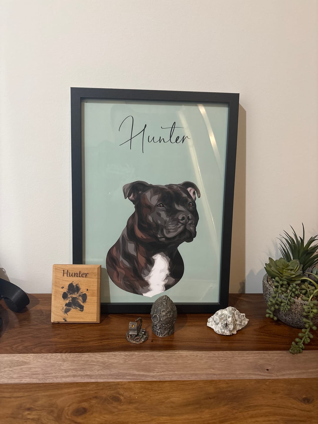Customer photo review of Memorial Portrait