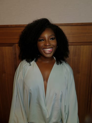 Customer photo review of ISLA MINI DRESS - LIGHT MINT GREEN