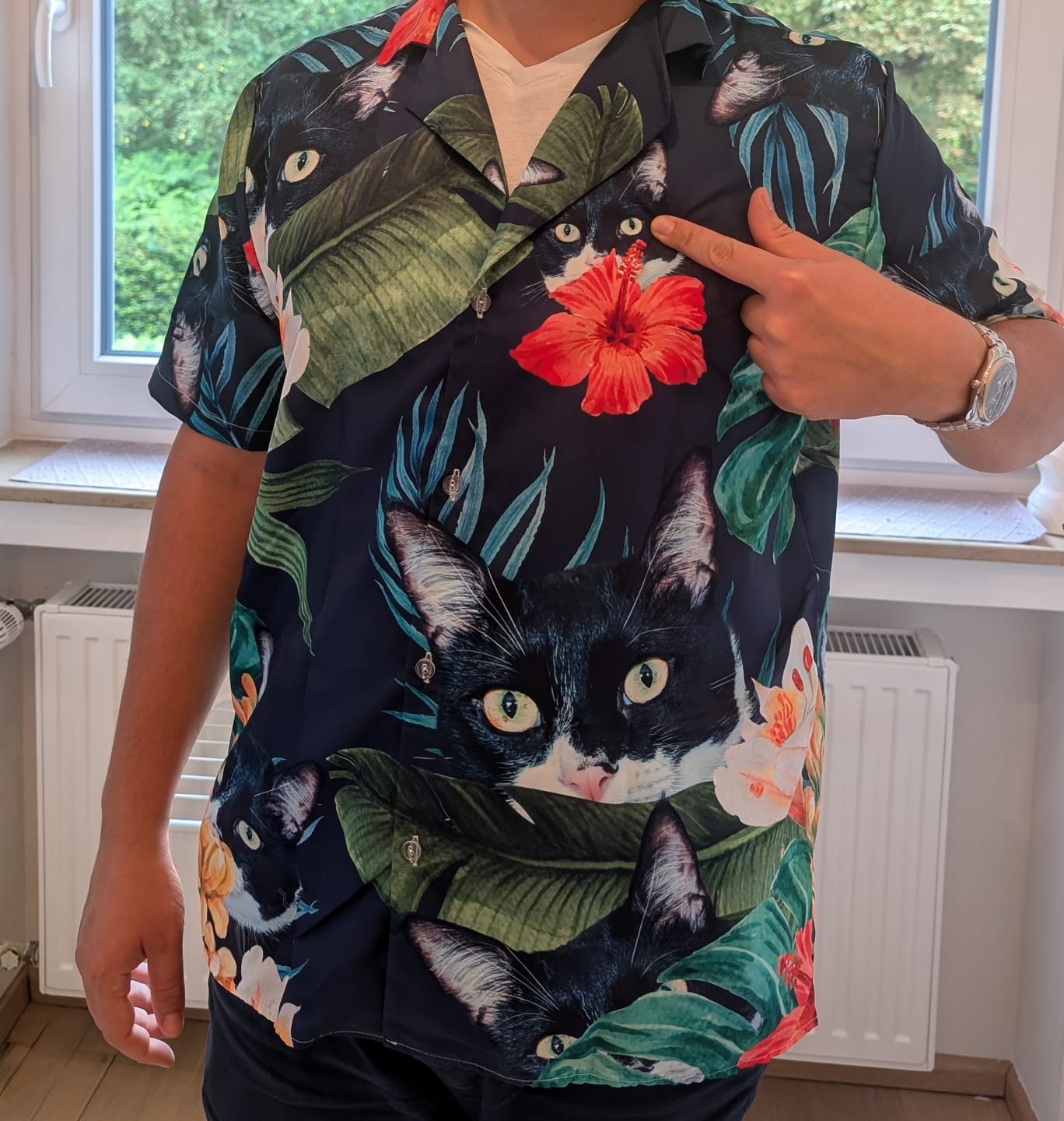 Customer photo review of Dein Foto - Individuelles Hawaiihemd