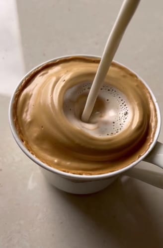 Customer photo review of Irish Hazelnut & Original (100gms jars Combo Pack of 2)