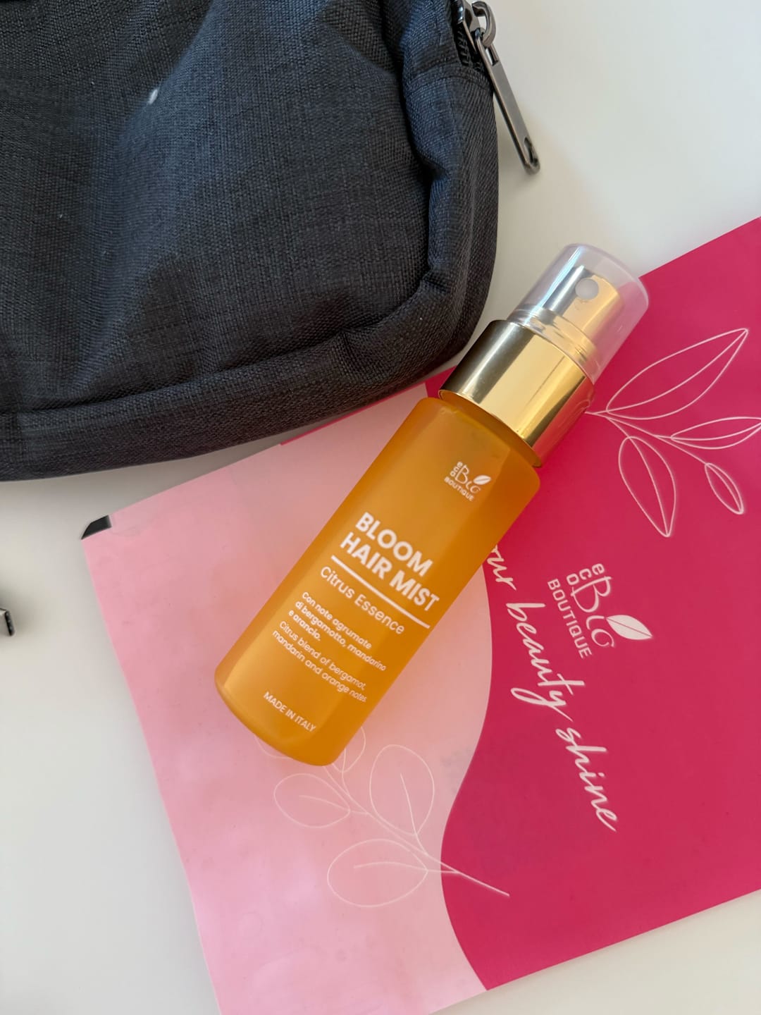 Customer photo review of Bloom Hair Mist