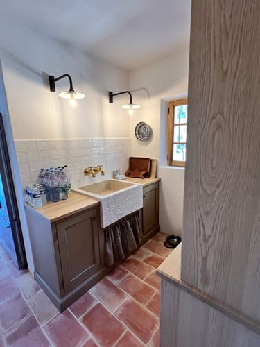 Customer photo review of The Mghribi Wall Mount Faucet