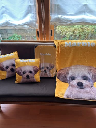 Customer photo review of Petcanva©オーダーメイド ペット似顔絵