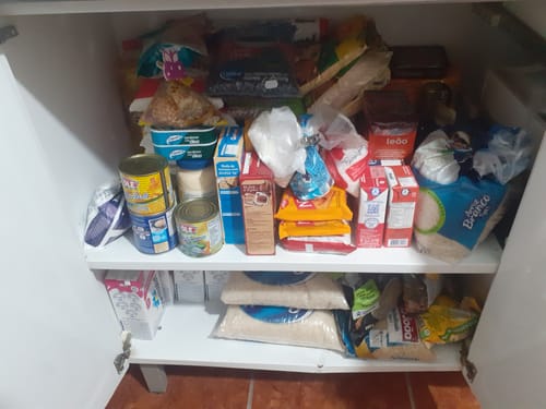 Customer photo review of Cesta Básica Família Premium