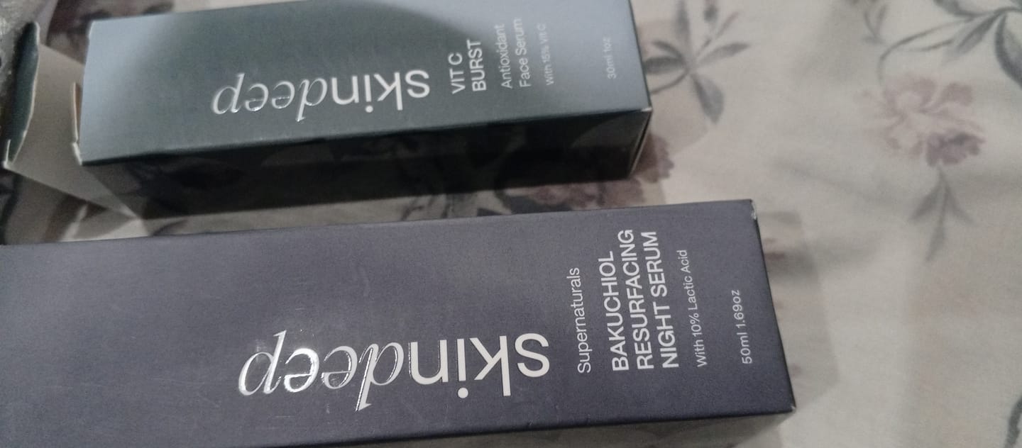 Customer photo review of Vit C BURST - Antioxidant Face Serum
