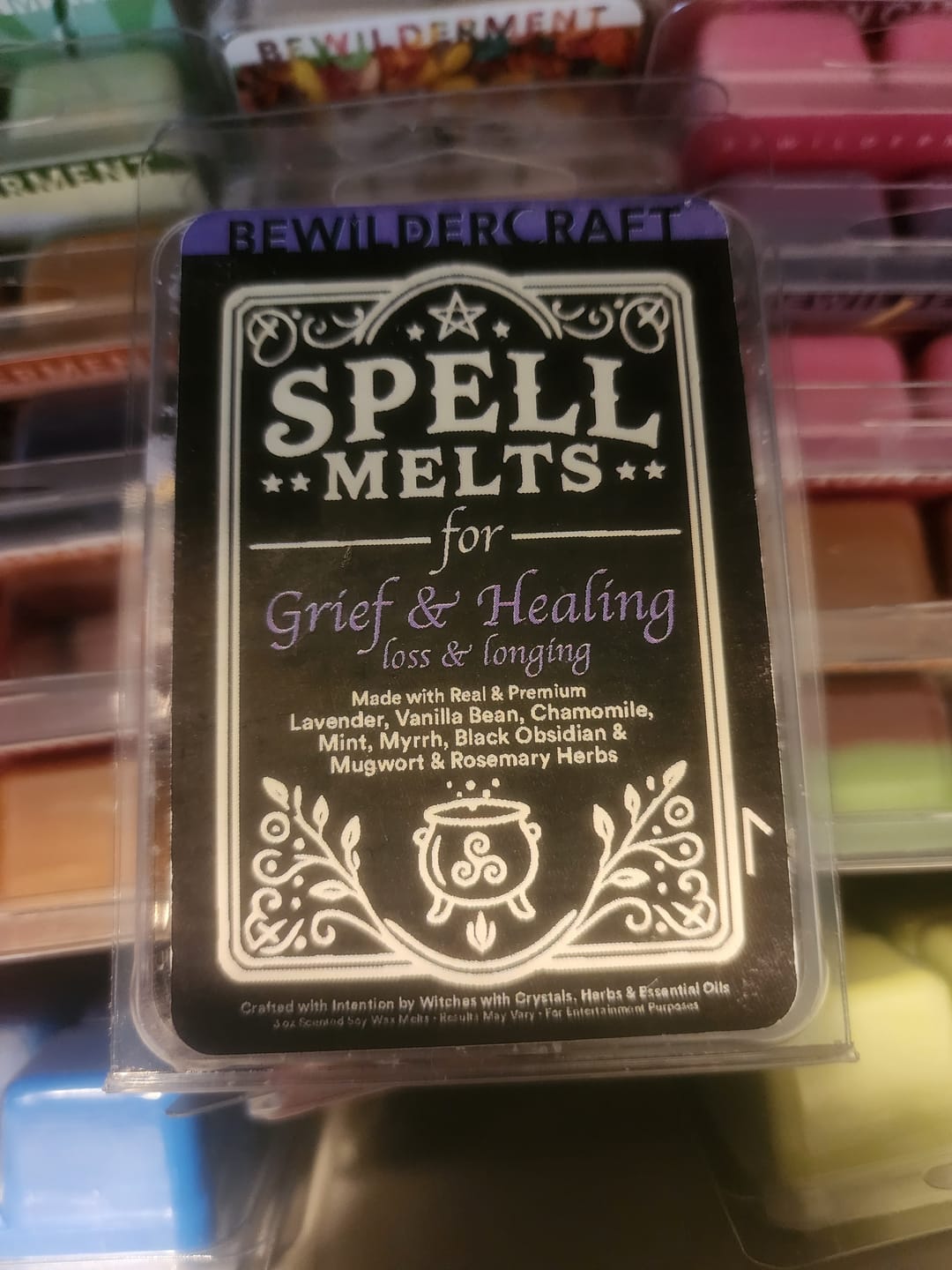 Customer photo review of Spell Melts for Grief & Healing Wax Melts