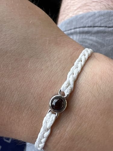 Customer photo review of Personalized Photo Bracelet