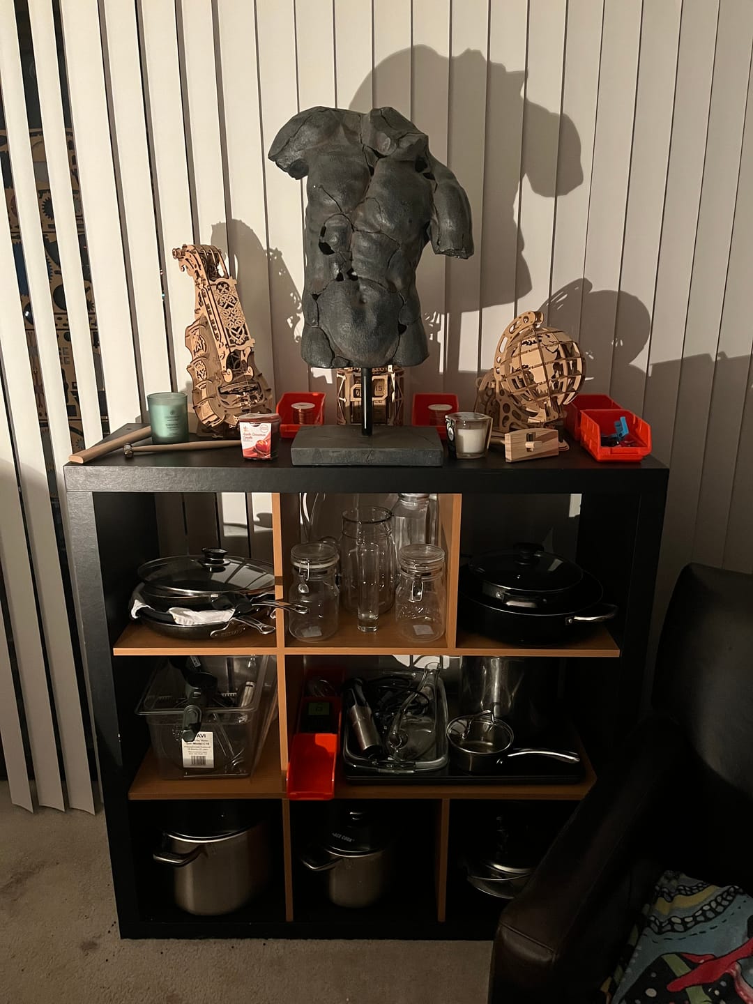 Customer photo review of Romano Torso Sculpture - Aged Black