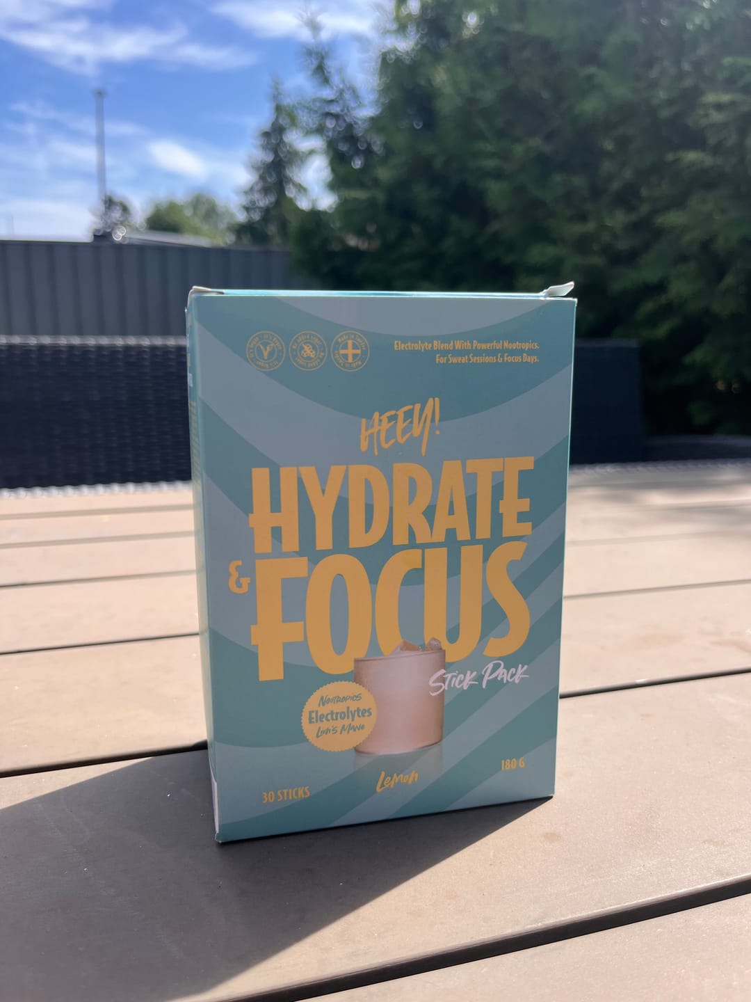 Customer photo review of Hydrate & Focus Electrolytes + Lions Mane (Stick Pack)