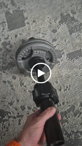 Customer video review of Olympic Dumbbell Handle with Rotating Sleeves