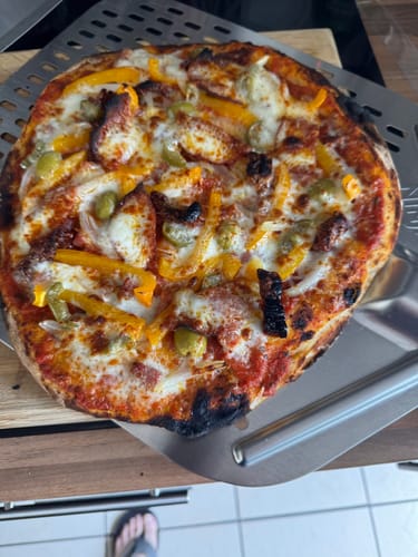 Customer photo review of Sourdough Pizza Bases