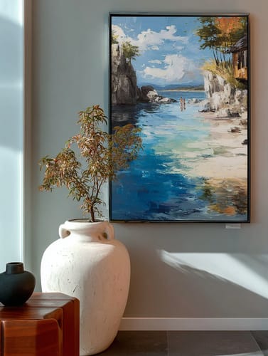 Customer review photo for Plaster Art Texture Painting #SG437