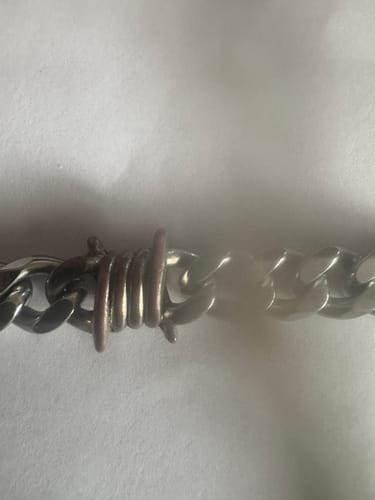 Customer photo review of 9mm Barb Wire Cuban Chain
