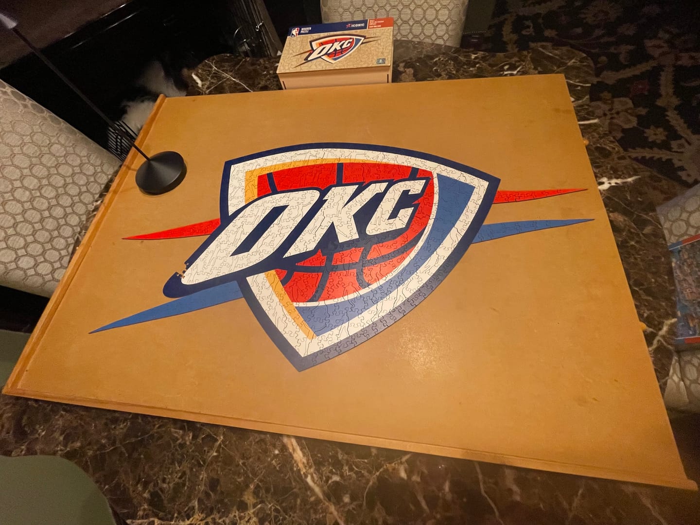 Customer photo review of Oklahoma City Thunder™ - Wooden Puzzle