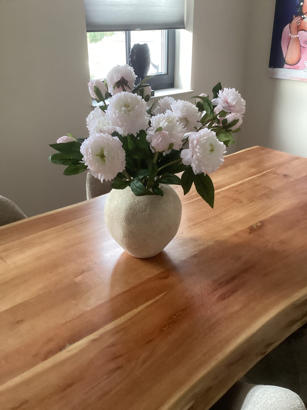 Customer photo review of Pivoines - Rose Pâle (6 tiges / 18 têtes de fleurs)