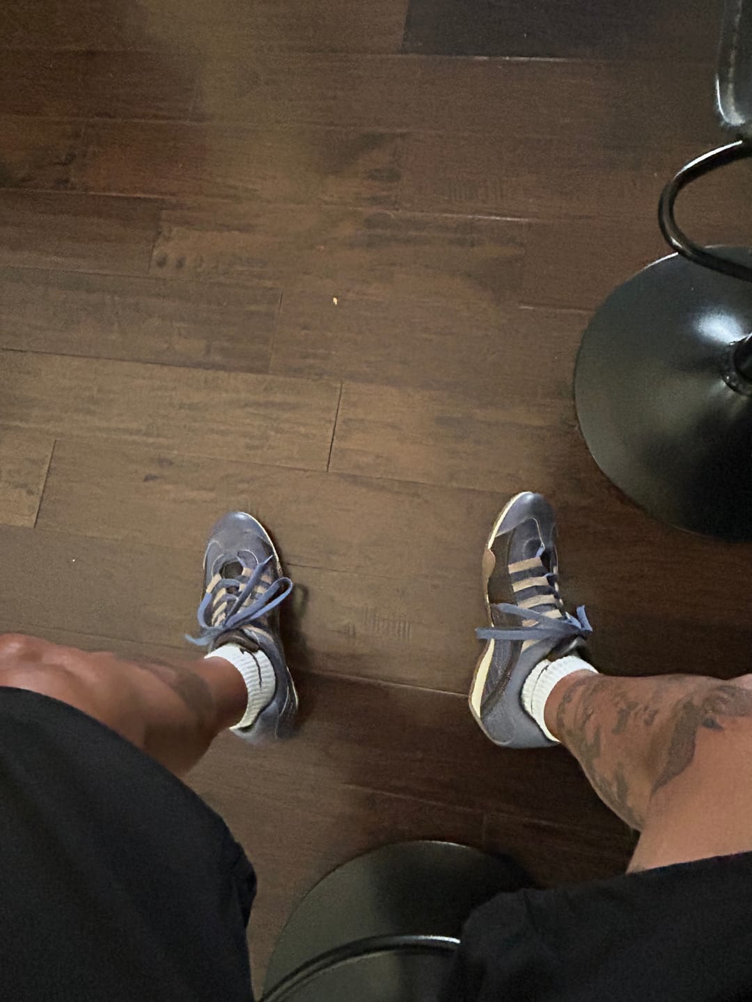 Customer photo review of Men's GrandPrix Sneaker in Verdolino (Green and Sand)