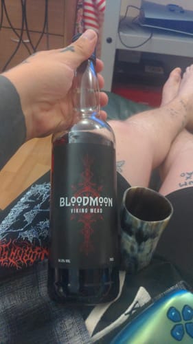 Customer photo review of BloodMoon - Viking Mead and FREE HORN