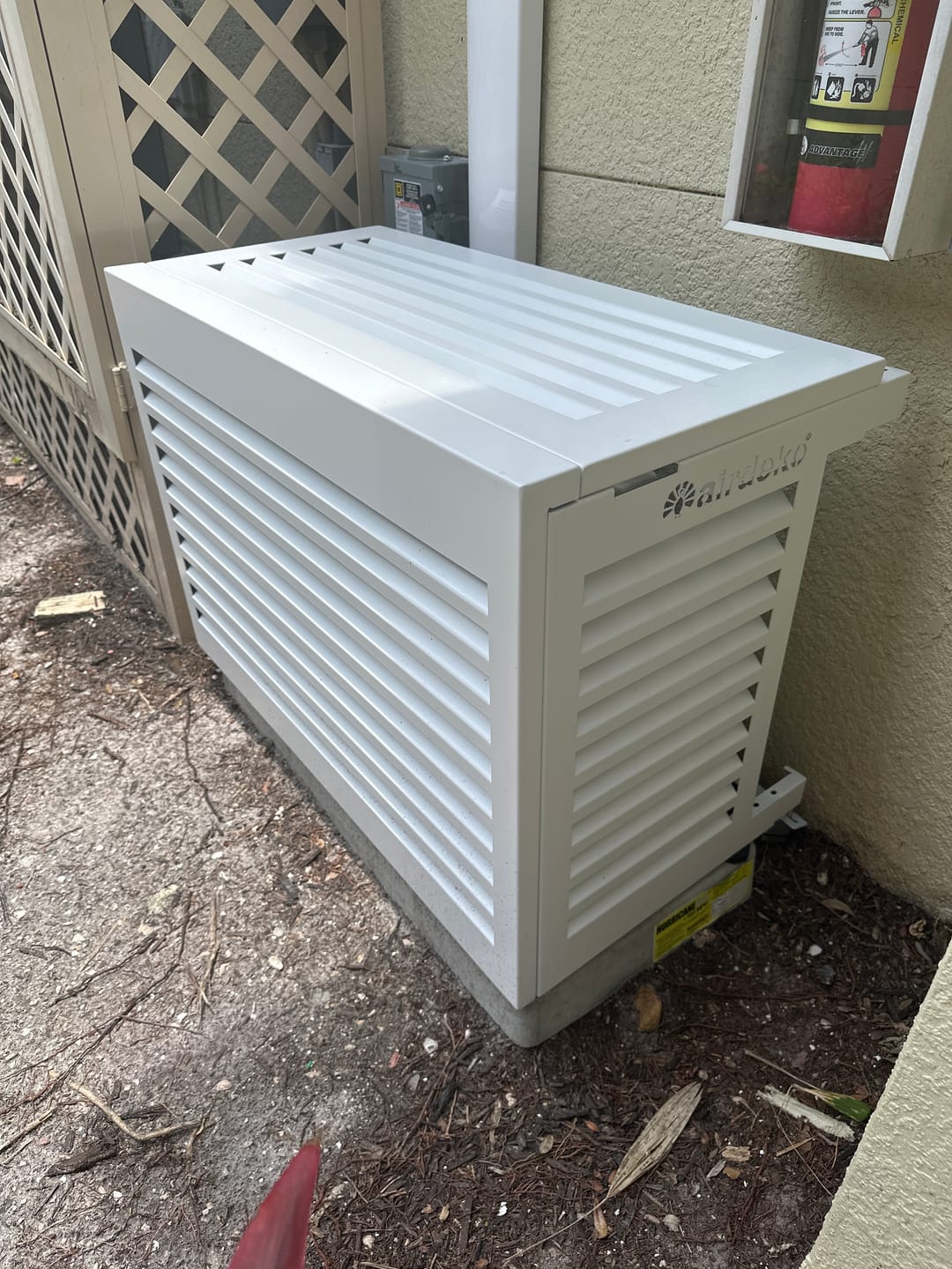 Customer photo review of Mini-Split AC Cover - White