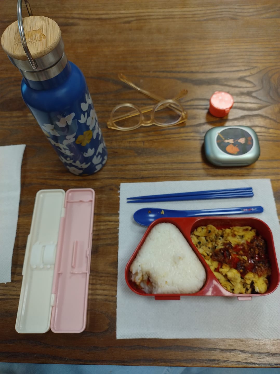 Customer photo review of Onigiri Maker Lunch Case | Moon Rabbit