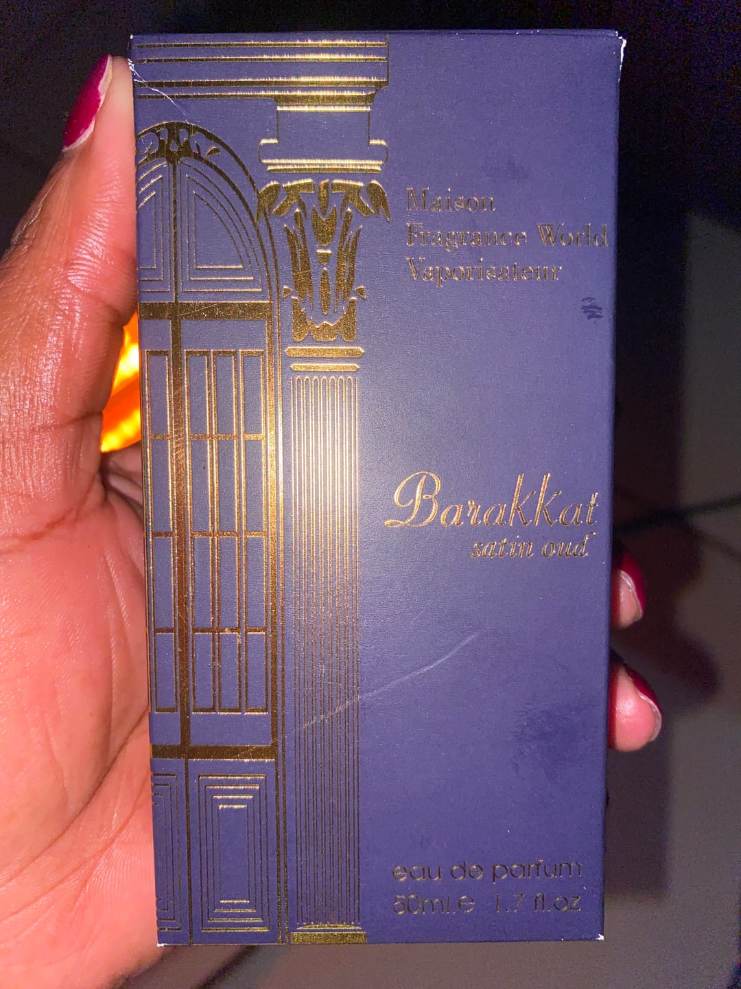 Customer photo review of Barakkat satin Oud 50ml