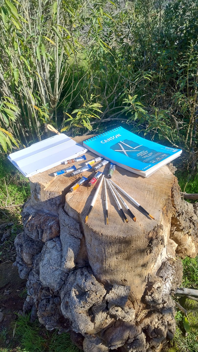 Customer photo review of Canson XL - Croquera para Acuarela Aquarelle 300 g/m2