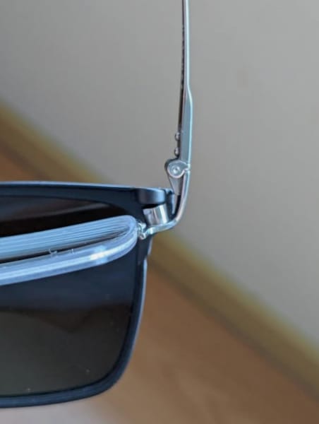 Customer photo review of Gavin | Magnetic Flip-up Clip-on Eyeglasses Sunglasses | ZanyLen New