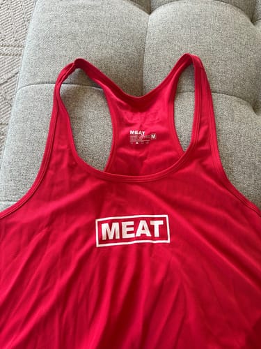 Customer photo review of FLATBOTTOM STRINGER – MESH / RED
