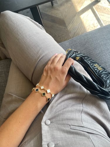 Customer photo review of Celine Clover Bracelet