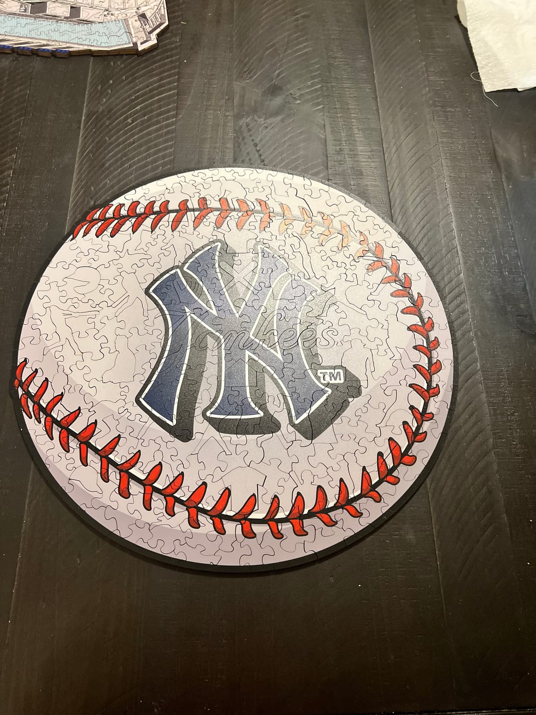 Customer photo review of New York Yankees™ Stadium - Wooden Puzzle