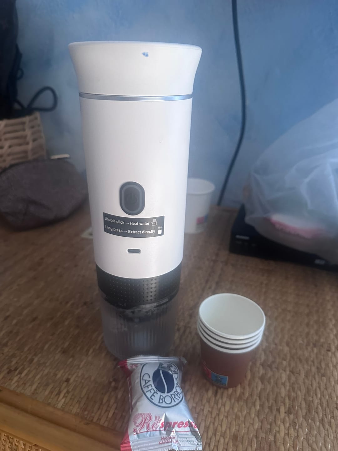Customer photo review of Caffettiera Portatile - MokaElite
