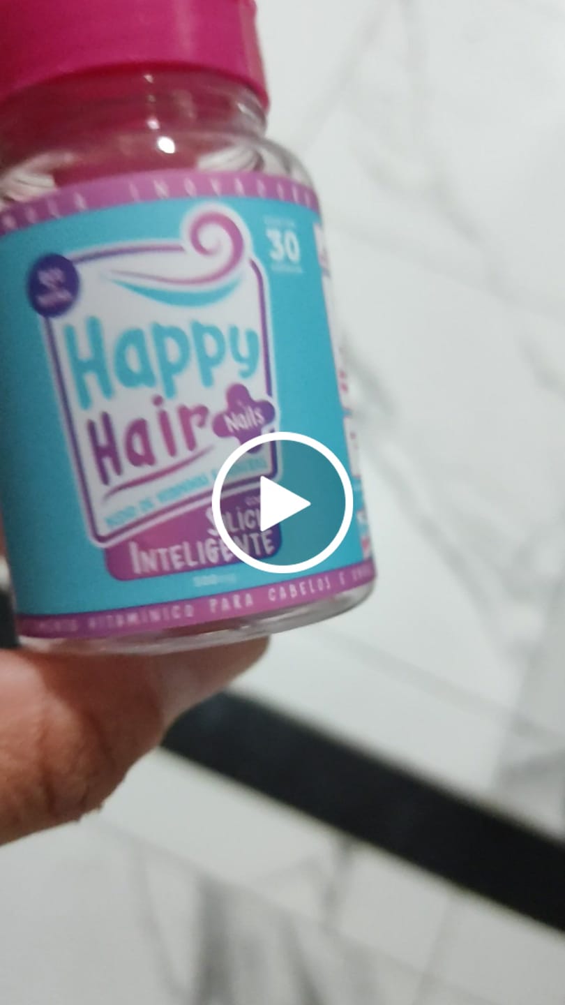 Customer video review of Happy Hair 3 Potes Embaixadores