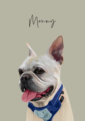 Customer photo review of Detailed Pet Portrait