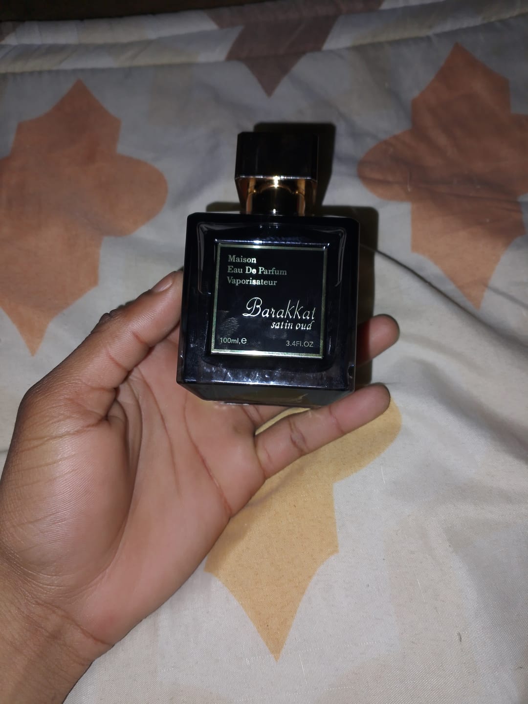 Customer photo review of Barakkat Satin Oud EDP 100ml