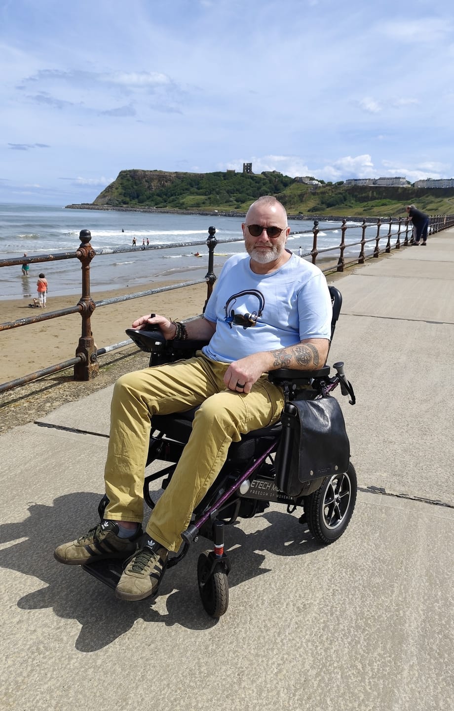 Customer photo review of Lightweight Electric Wheelchair | Folding Powerchair | Freedom Pro ST