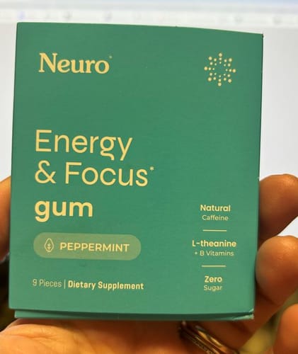 Customer photo review of Energy & Focus Gum