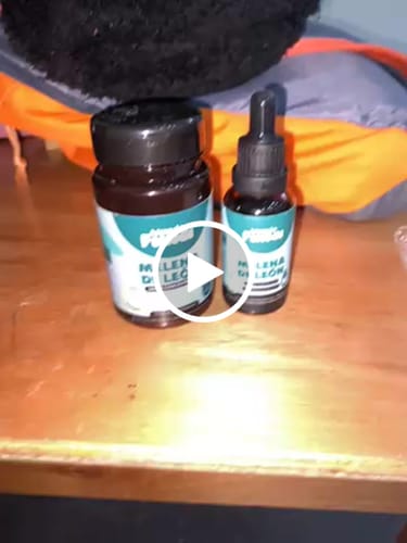 Customer video review of Melena de León Cápsulas + Gotas - Extracto Ultra Concentrado