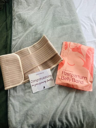 Customer photo review of Postpartum Belly Band