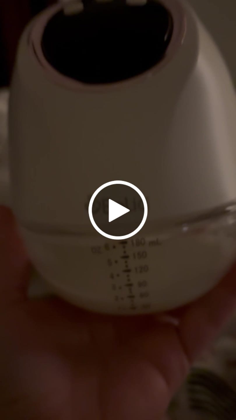 Customer video review of Extractor de leche inalámbrico