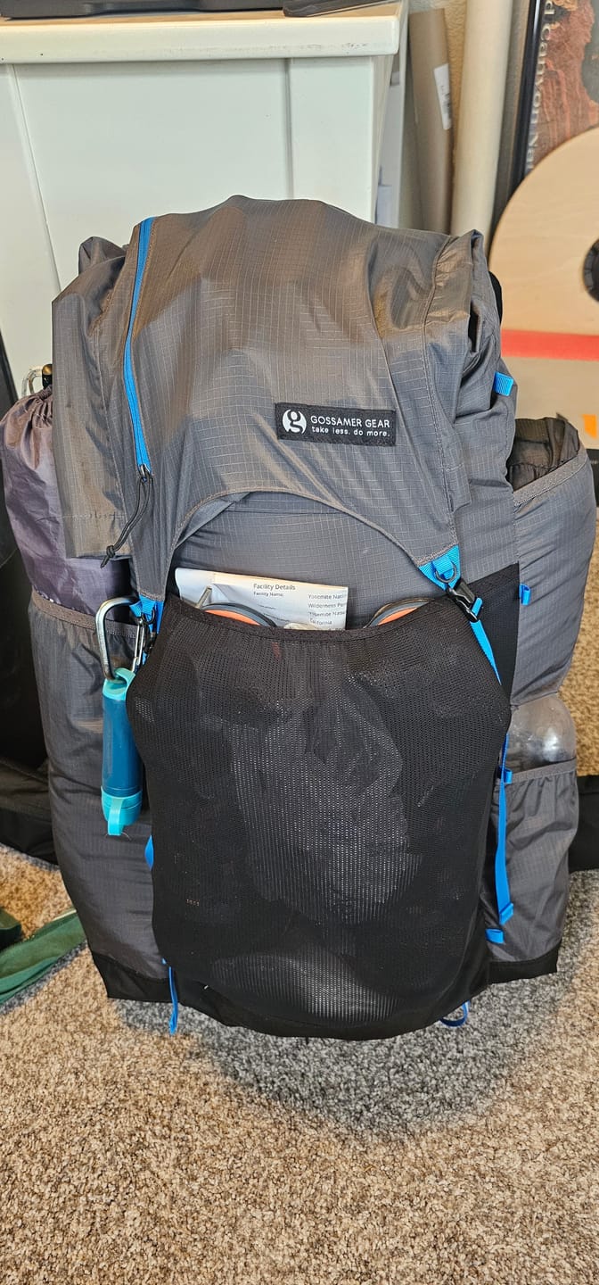 Customer photo review of Mariposa 60 Backpack