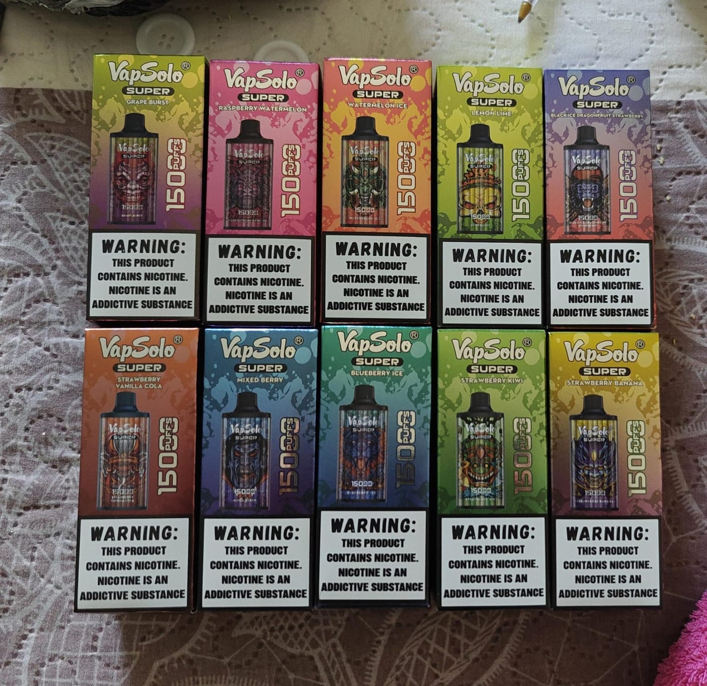 Customer photo review of VAPSOLO SUPER 15000puff