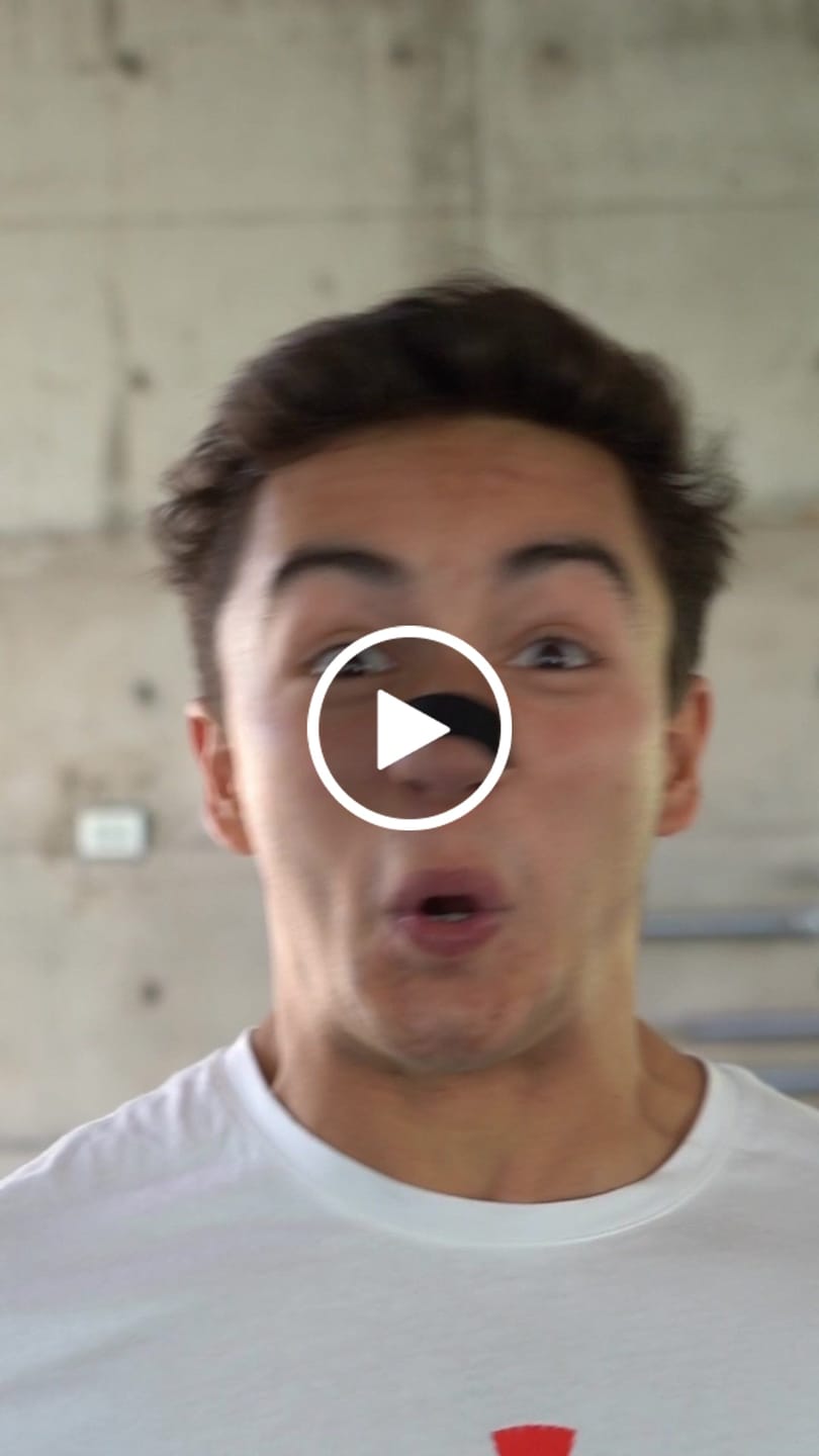Customer video review of Nasal Strips.