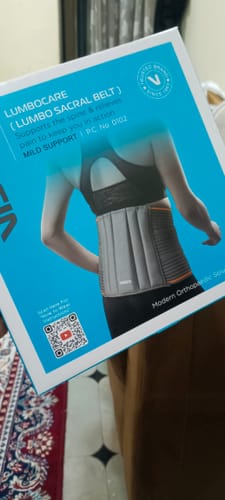 Customer photo review of Lumbo Sacral Belt | Supports the Lumbar Spine | Corrects Posture & Relieves Back Pain (Grey)