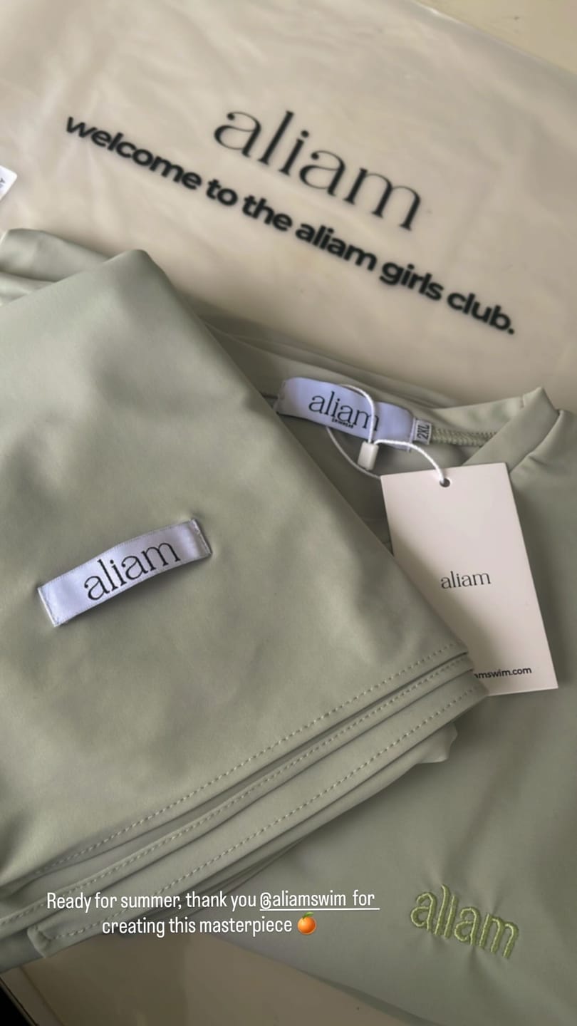Customer photo review of Burkini alba | 3 pièces - matcha