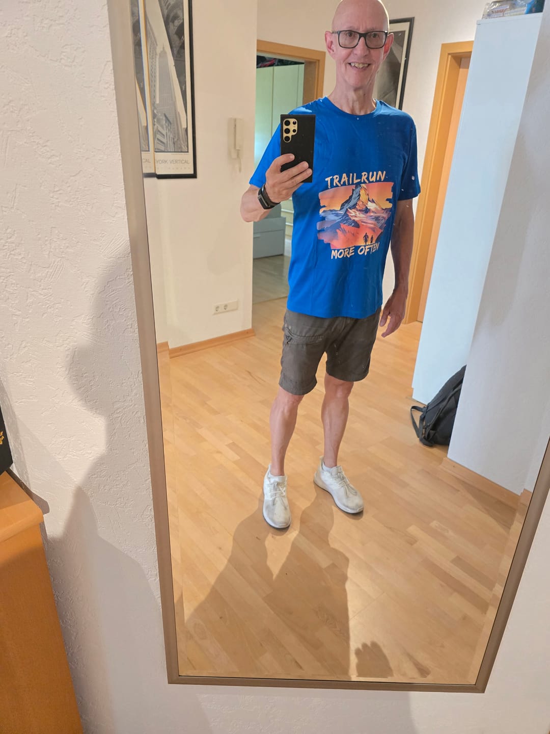 Customer photo review of trailrun more often - Bio Premium T-Shirt