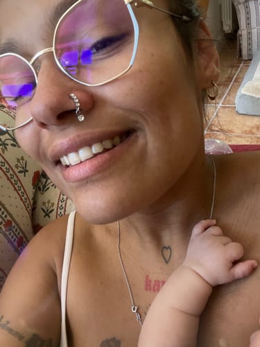 Customer photo review of Piercing Aliya