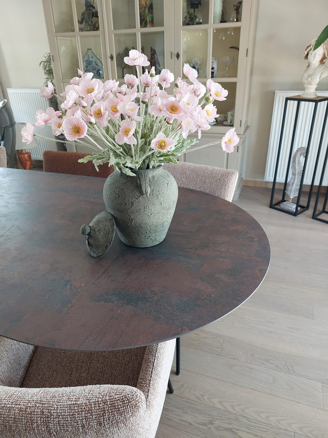 Customer photo review of Zijden Klaprozen - Lichtroze