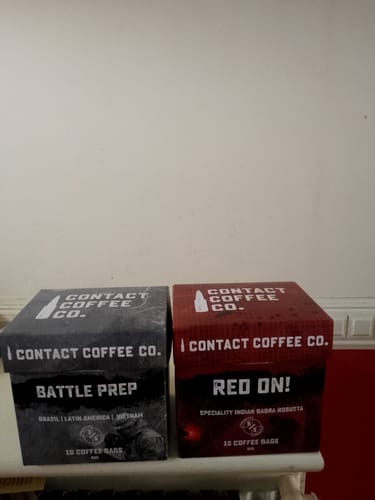 Customer photo review of Single Serve Coffee Bags Bundle