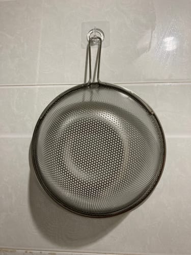 顧客對日本柳宗理 不鏽鋼有柄瀝水盆 Stainless Steel Perforated Strainer with Handle的照片評價