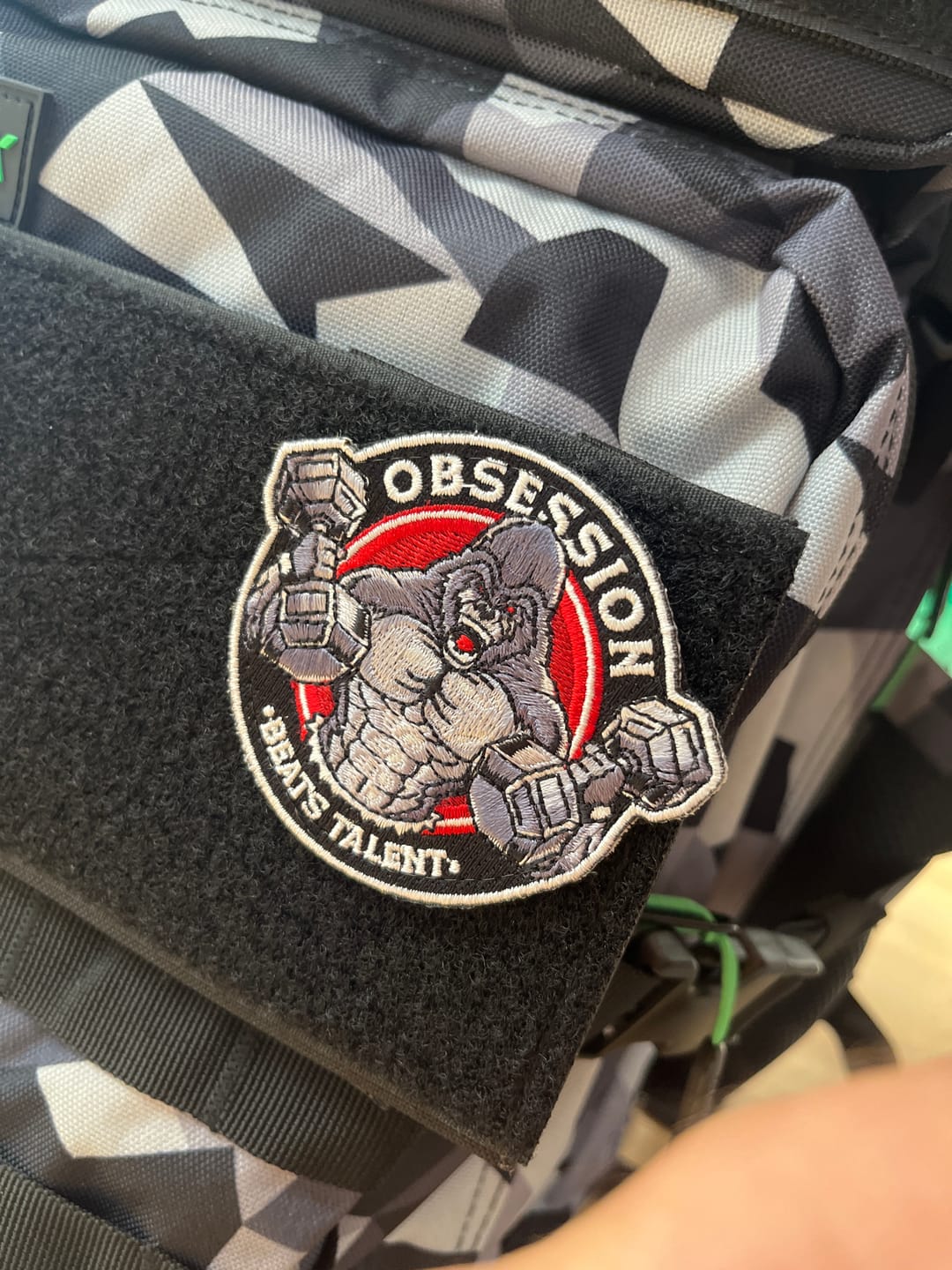 Customer photo review of Parche Obsession Gorilla